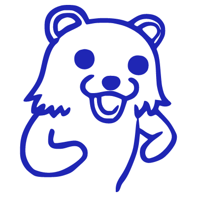 Шаблон печати №440 с эмблемой педобира (медведь)