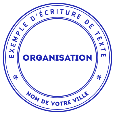 Шаблон печати №983 на французском