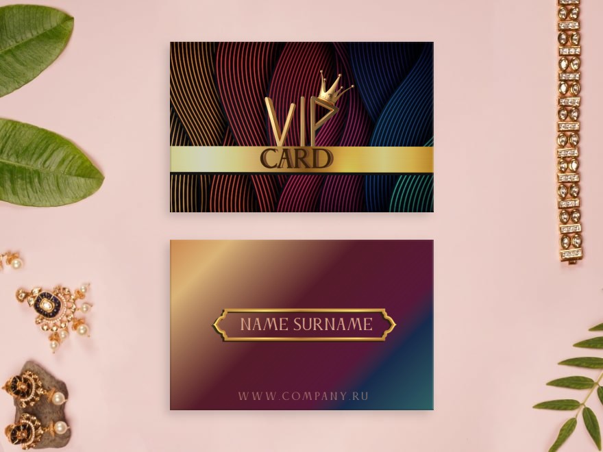 Шаблон визитной карточки: услуги для бизнеса, биржи, акции, ювелирные изделия