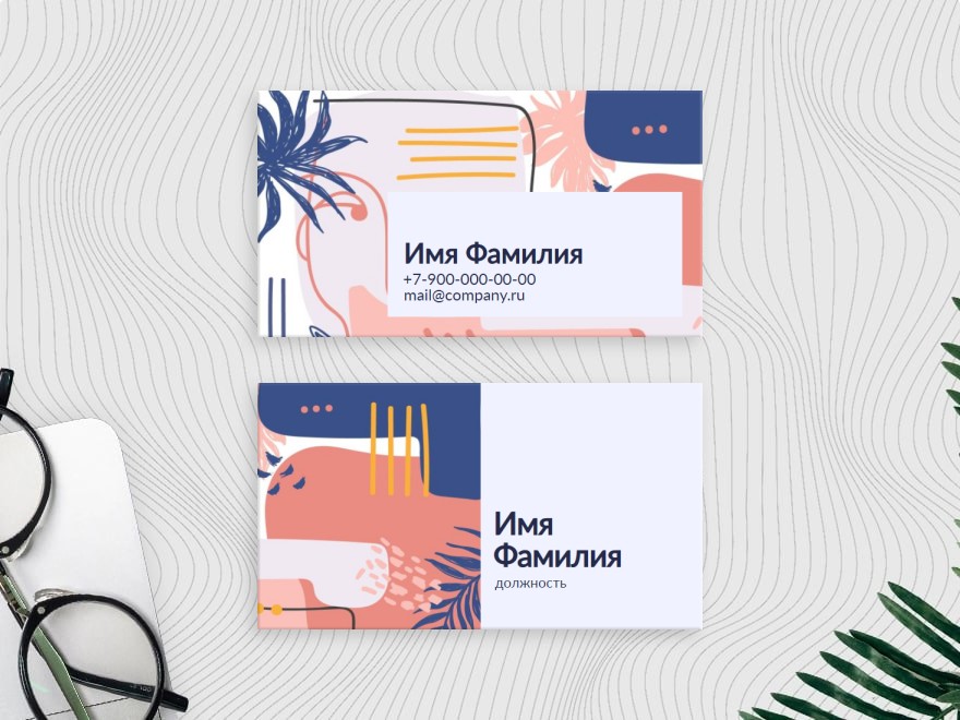 Дизайн макет визитной карточки: фотографы, видео, творчество, дизайн, арт и арт-студии