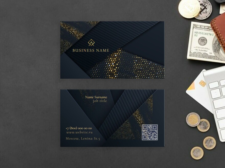 Шаблон визитной карточки: бизнес консультанты, адвокат, биржи, акции