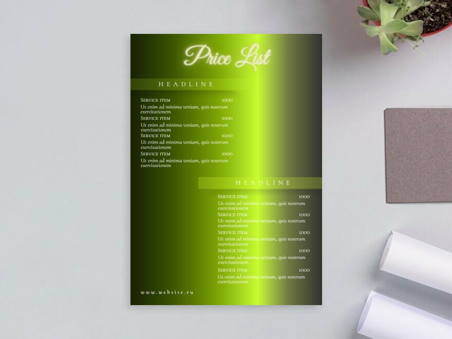 Шаблон листовки или флаера формата A5: услуги для бизнеса, маркетолог, маркетинг, салоны красоты