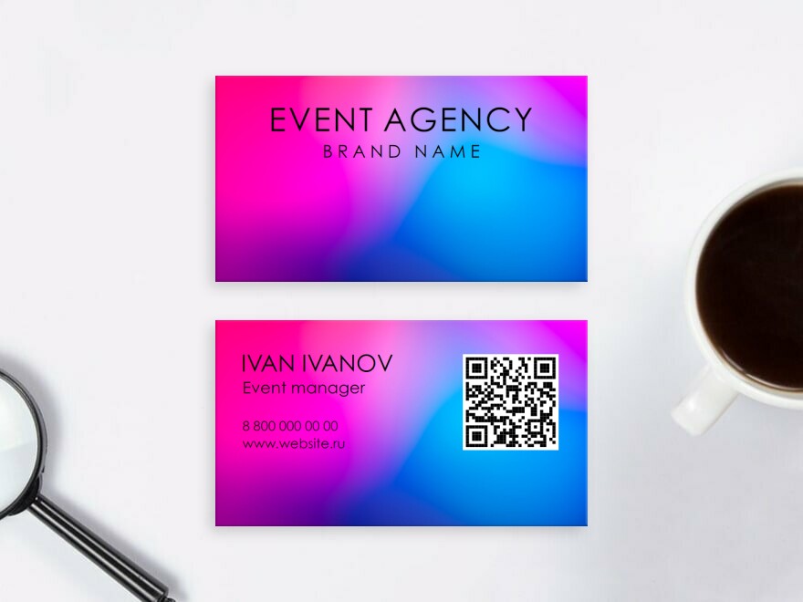 Шаблон визитной карточки: универсальные, искусство, маркетолог, маркетинг