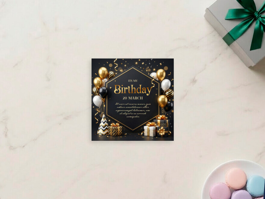 Шаблон листовки или флаера формата 120x120: мероприятия, праздники, организация мероприятий