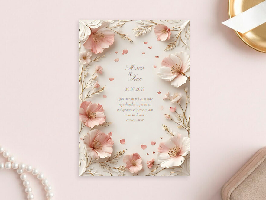 Шаблон листовки или флаера формата A6: мероприятия, организация мероприятий, свадьба