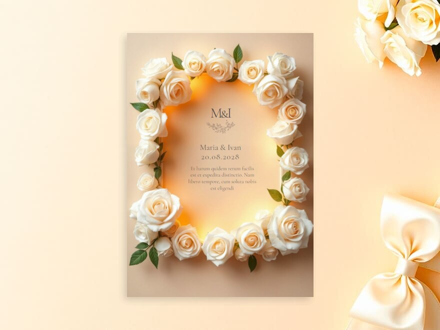 Шаблон листовки или флаера формата A5: мероприятия, организация мероприятий, свадьба