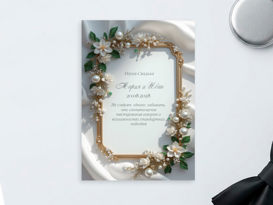 Шаблон листовки или флаера формата A6: мероприятия, организация мероприятий, свадьба