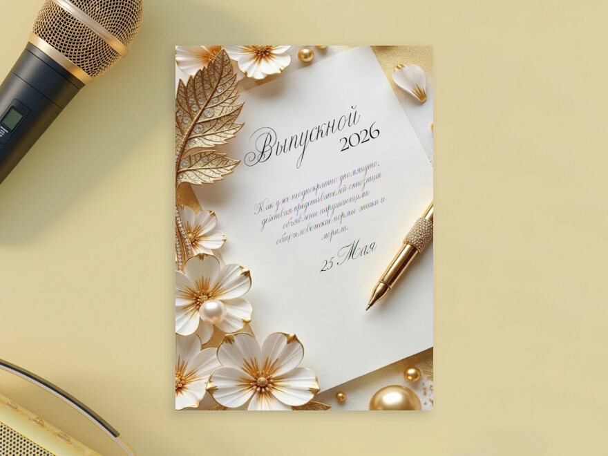 Шаблон листовки или флаера формата A5: мероприятия, организация мероприятий, школа