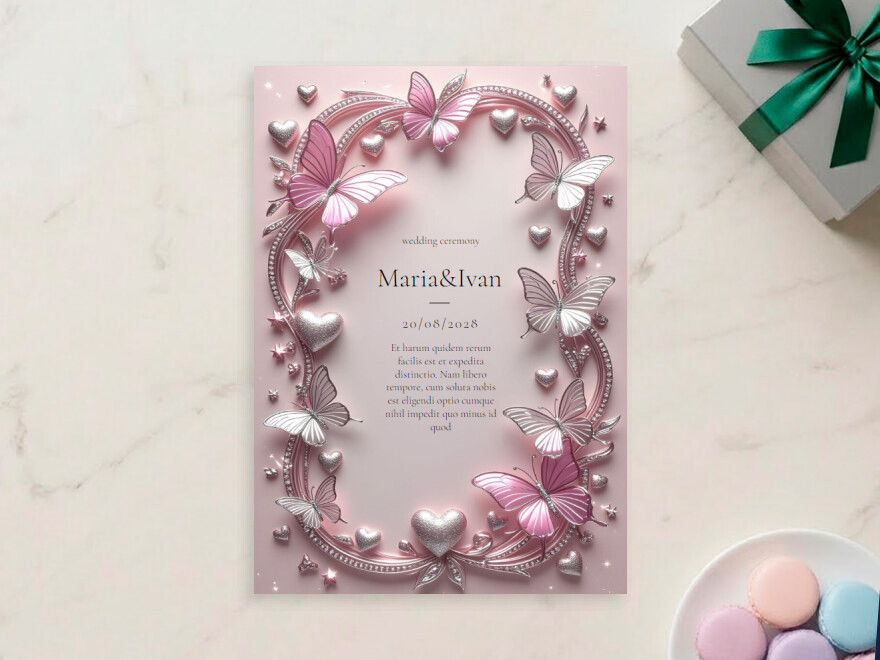 Шаблон листовки или флаера формата A5: мероприятия, организация мероприятий, свадьба