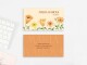 Дизайн макет визитной карточки: универсальные, флорист, цветы, цветы