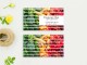 Визитные карточки: диетология и питание, продуктовые товары