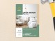 Дизайн макет листовки: дизайн интерьеров, интернет-магазины, мебель