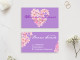 Визитные карточки: флорист, цветы, свадьба, свадебный ресторан