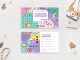 Дизайн макет визитной карточки: дизайн, арт и арт-студии, воспитатели