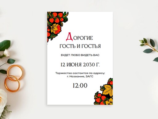 Листовки и флаеры: свадьба, все для свадьбы