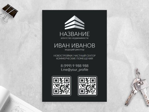 Листовки и флаеры: агентства недвижимости, риэлторы, недвижимость
