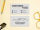 Изготовление визитки: автомобили, автоуслуги, водитель, шофер